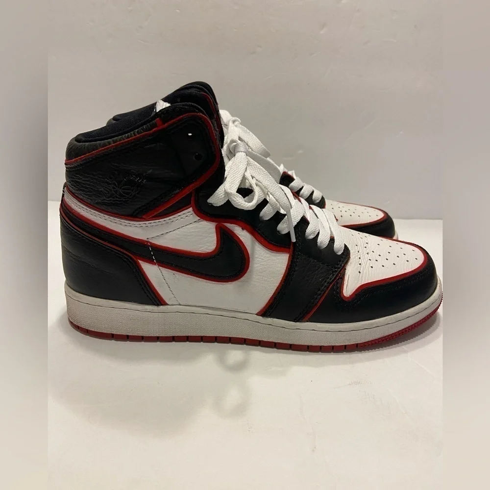 NIKE AIR JORDAN 1 RETRO HIGH OG BLOODLINE SZ 7Y 575441-062 AUTHENTIC